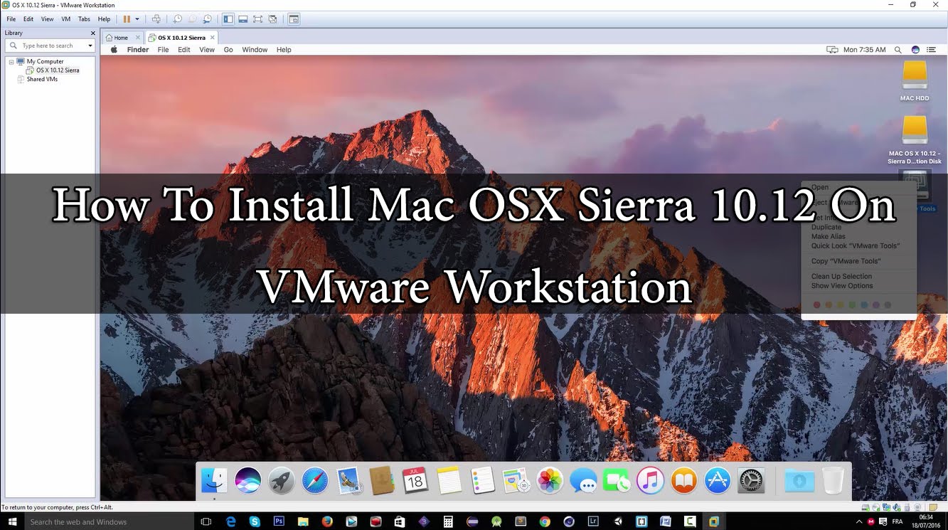 mac os sierra iso download for vmware workstation