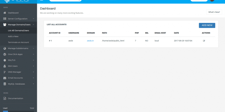 Chia Sẻ Zesle Panel - Trình Quản Trị Ubuntu Miễn Phí Nhưng Chất Lượng 4 Chia Sẻ Zesle Panel – Trình Quản Trị Ubuntu Miễn Phí Nhưng Chất Lượng