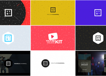 Chia Sẻ Template Project After Effect “VIDEOHIVE YOUTUBE PROMO KIT”