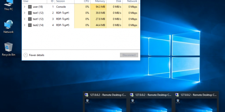 Cách Truy Cập Remote Desktop Nhiều Session Và Nhiều Users Trên Một Máy Tính Với RDP Wrapper